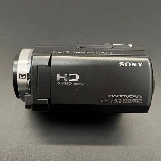 SONY HDR-CX535 B HandyCam Black Video Camera Internal Memory 32GB Tested Working - Image 1 of 1