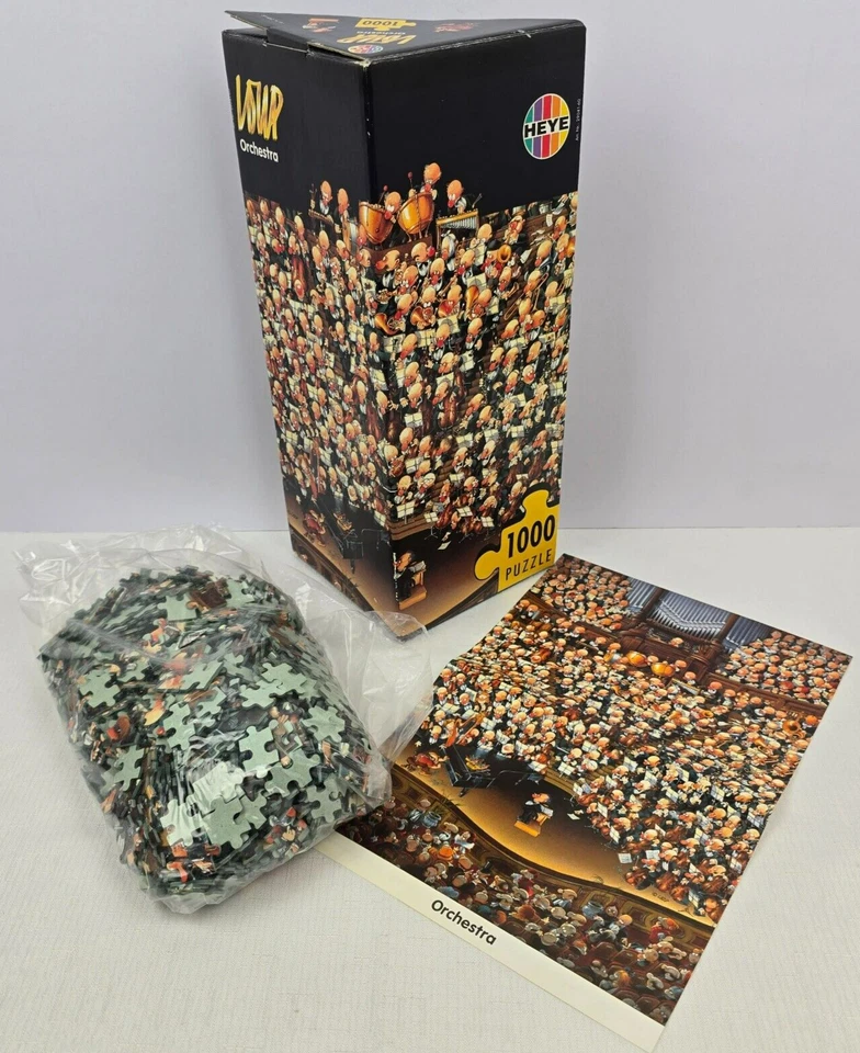 HEYE Loup Orchestra Jigsaw Puzzle 1000 Pieces Poster Complete Vintage 2003 - image 1 of 4