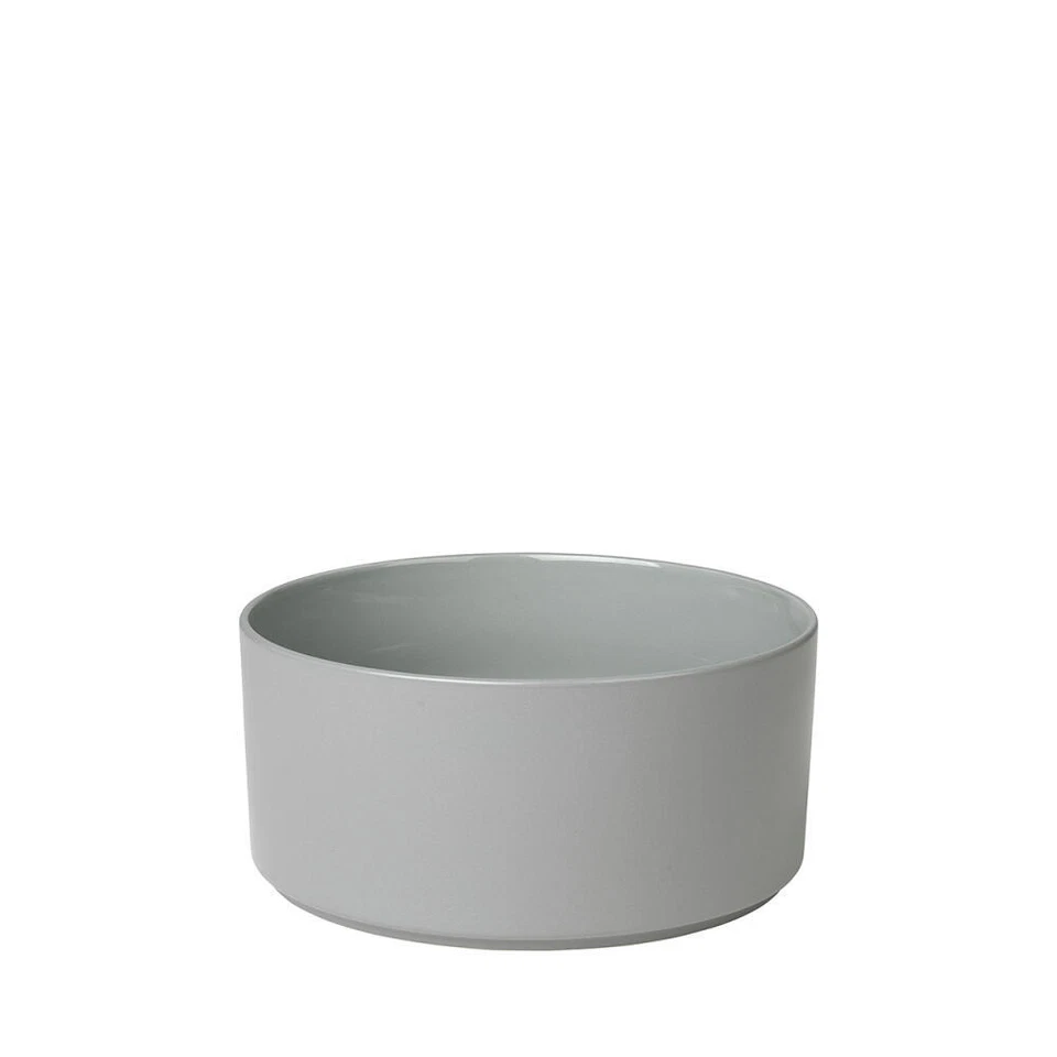 blomus Bol Pilar, Gris Mirage, céramique, H 9.5 cm, Ø 20 cm, 63719 - Photo 1/1