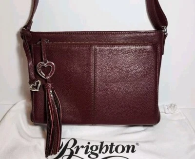 CARTERA ORGANIZADORA MAGNÉTICA BANDOLERA BRIGHTON RARA MARLOT BARBADOS BANCOS BORLAS Foto 1 de 4