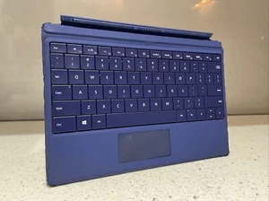 Microsoft Surface 3 Touch Cover Keyboard Model 1654 - Blue - Picture 1 of 11