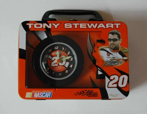 Tony Stewart Watch Clock Set Home Depot Joe Gibbs Racing looks unused Cover