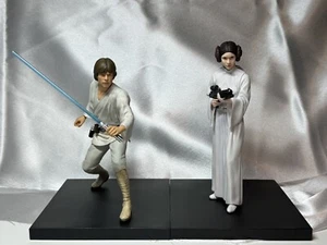 Kotobukiya Star Wars Artfx+ Luke Skywalker & Princess Leia 1/10 Scale Figure Set - Picture 1 of 6