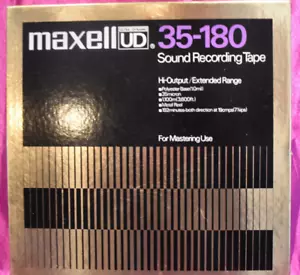 Maxwell Ultra Dynamic 35-180 Sound Recording Tape Hi-Output Extended Range - Picture 1 of 3