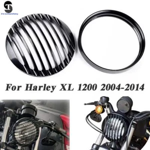Scheinwerfer Gitter Abdeckung Scheinwerferschutz für Harley Sportster XL883 XL1200 2004-14 - Bild 1 von 16
