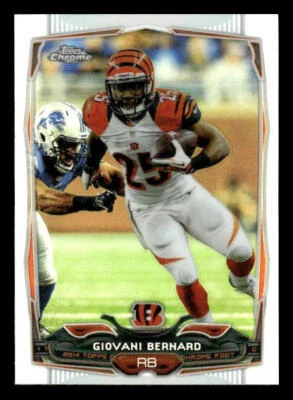 2014 Topps Chrome #63 Giovani Bernard Refractor Cincinnati Bengals - Image 1 of 2