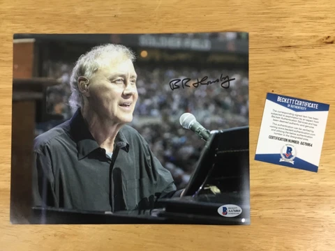 (SSG) BRUCE HORNSBY - "Grateful Dead" Signed 10X8  Color Photo - BAS/Beckett COA Cover