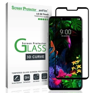 LG G8 ThinQ amFilm Premium véritable couverture complète protection d'écran en verre trempé - Photo 1 sur 6