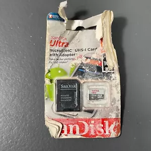 SanDisk Ultra MicroSDHC UHS-I Card with Adapter Take Better Pictures - READ - Picture 1 of 24