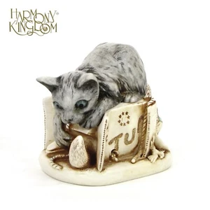 Harmony Kingdom TONY'S TABBIES II 2.75" Caja Estatuilla Gatito Ratón Inglaterra TJCA12 - Imagen 1 de 13
