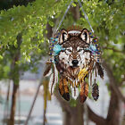 Special Shape DIY Diamond Painting Ornaments Wolf Head Full Drill Art Kit (#5)