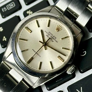 Vintage Rolex 5500 Air King precision 1520 No Date Automatic Men's Watch - Picture 1 of 10