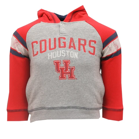 Houston Cougars Official NCAA Youth Kids Size Distressed Hooded Sweatshirt New Cover