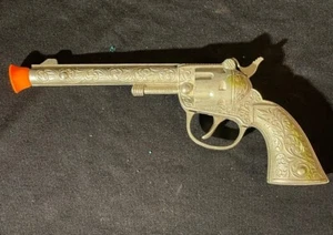 Vintage 7" Hubley Chief Diecast Cap Gun - Picture 1 of 4