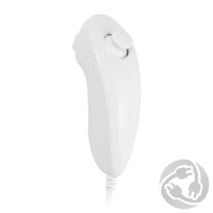 White Wired Replacment Nunchuk Game Remote Controller for Nintendo Wii Wii U - Picture 1 of 3