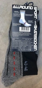 1 Paar Trekkingsocken, Sport Wandern Strümpfe mit Spezialpolsterungen, Gr. 43-46 - Bild 1 von 2