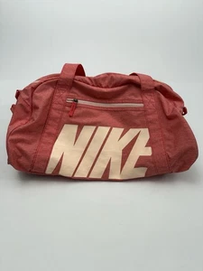 Borsa Nike Duffle Palestra Tote Bag Rosa/Corallo Manici Tracolla Allenamento 21"x10"x9" - Foto 1 di 14