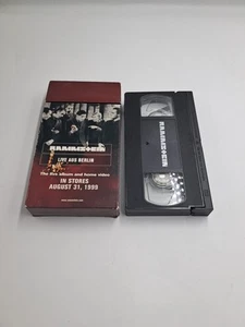 Rammstein Live Aus Berlin VHS Promo 1999 Cigarette-Style Flip Case - RAR - Bild 1 von 6