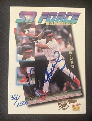 1995 Signature Rookies Tetrad - Sr Force Manny Ramirez #F11 Autographs /2500... - Image 1 of 2