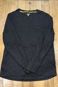 Omni Wool Base Layer Shirt Mens XL Black Crew Lightweight Athletic Outdoor - Picture 1 of 7