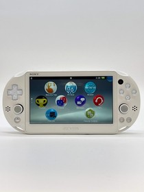 PS Vita PCH-2000 Sony PlayStation White Handheld Console with charging Cable
