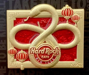 2025 HARD ROCK CAFE NEW YORK 3D CHINESE LUNAR NEW YEAR OF THE SNAKE LE PIN - Bild 1 von 2