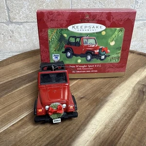 Hallmark Keepsake Ornament,Jeep Wrangler Sport 4.0L, in box 2001 - Picture 1 of 10