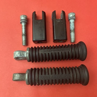 1996 - 2003 Harley Davidson Sportster 883 Rear Passenger Foot Pegs Set W/ Mount - Image 1 of 4