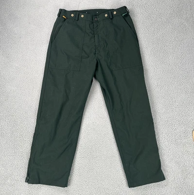 Vtg Remington Gore-Tex Hunting Pants Men Large Green Lined Ankle Zip Made In USA - Image 1 of 4