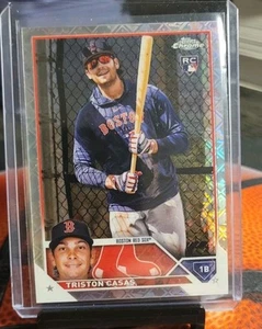2023 Topps Chrome Logofractor Edition - Image Variation Triston Casas #174 (RC) - Picture 1 of 2