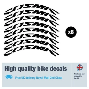Cosmic bike wheel decals with free bike protection (23 or 28 pack) - 20 colours - Picture 1 of 5