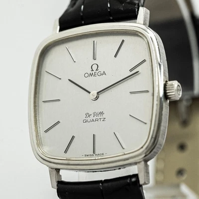 Sin tarifas **CASI COMO NUEVO** Corona de empuje vintage OMEGA De Ville Cal.1330 Qz 31 mm para hombre Foto 1 de 4