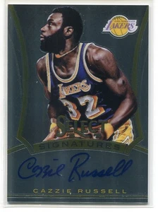 Autógrafo Cazzie Russell 2013-14 Panini Select Signatures #4 automático LA Lakers - Imagen 1 de 2