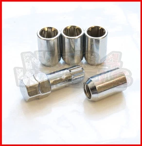 TUNER LOCKING WHEEL NUTS CHROME 12x1.25 fits Vauxhall / Opel Agila 00-03 - Picture 1 of 1