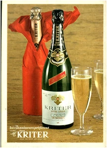 Publicité ancienne vins mousseux Kriter 1971 issue de magazine - Picture 1 of 1
