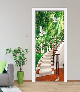 3D Sonnenscheinwald H4403 Tür Wandmalerei Wandaufkleber Aufkleber Erin 2023 - Picture 1 of 11