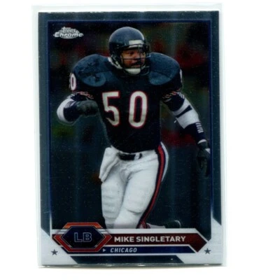 2023 Topps Composite Football Mike Singletary Chrome #25 Chicago Bears - Image 1 of 2