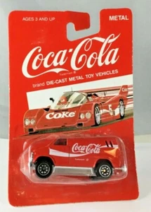 Coca Cola Die Cast Metal Delivery Van Vintage 1988 New On Card - Picture 1 of 5