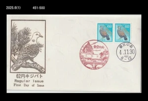 Bird,Wildlife,Nature,,wild pigeon,Definitive Stamp,Japan 1993 FDC,Cover - Picture 1 of 1