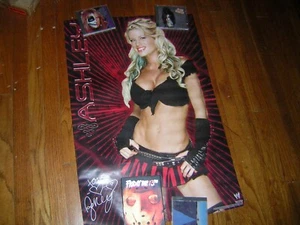 ASHLEY MASSARO POSTER 2007 WWE WWF LICENSED BY TRENDS IN WRAPPER - Picture 1 of 10
