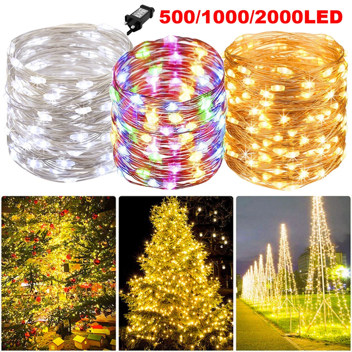 KEEDA Solar Lichterkette 22m Mit 200 LEDs - 8 Modi, IP65 Wasserdicht, Für Garten, Balkon, Weihnachten
