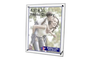 8,5" B x 11" H Schildhalter Druck Display Euro-Stil Arbeitsplatte Display Menge 24 - Bild 1 von 12