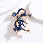 Dragon Brooch Men Suit Lapel Pins Chinese Style Vintage Dragon Shaped Brooches