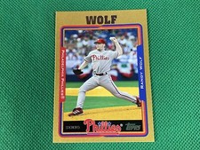 2005 Topps Gold #11 Randy Wolf 0115/2005 Philadelphia Phillies