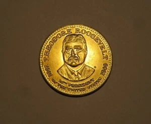 Shell Oil Presidential Münzspiel 1992 Theodore Roosevelt (#JT) - Bild 1 von 2