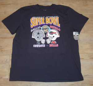 Authentic Dallas Cowboys Super Bowl XXVIII vs. Buffalo Bills Shirt Men Size 4XL