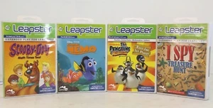 Leap Frog Leapster Learning Games - Scooby Doo, I Spy, Finding Nemo, Madagascar - Picture 1 of 4