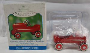 2000 Hallmark Keepsake Ornament- '40 Garton Red Hot Roadster Kiddie Car Classics