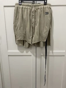 Rick Owens Drkshdw SS21 Phleg Cotton Slit Boxer Shorts - Picture 1 of 8