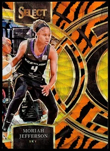 2024 Panini Select WNBA #121 Moriah Jefferson SP Tiger Prizm Ultra Rare SSP Sky - Picture 1 of 2